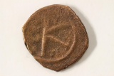 K=20 NUMMI ANCIENT COIN OF THE BYZANTINE ERA