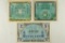 3 PIECES WWII MILITARY CURRENCY SERIES 1944