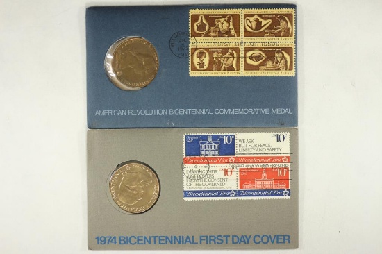 1972 & 1974 BICENTENNIAL FIRST DAY COVERS