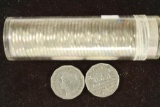 ROLL OF 40-1948 CANADA 5 CENTS