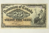 1900 DOMINION OF CANADA 25 CENT FRACTIONAL WITH