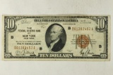 1929 $10 NATIONAL CURRENCY NEW YORK BROWN SEAL