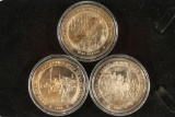 3-1 3/4'' BRONZE TOKENS 1833 FIRST NATIONAL