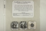 250-275 A.D. SILVERED AURELIAN ANCIENT COIN