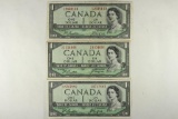 3-1954 DEVIL FACE CANADA DOLLARS