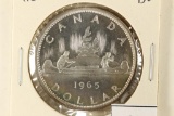1965 CANADA SILVER DOLLAR BRILLIANT UNC