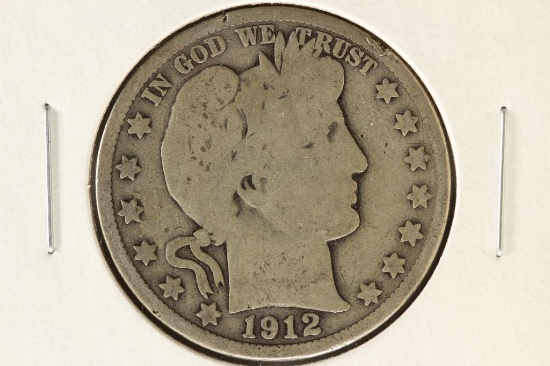 1912-D BARBER HALF DOLLAR