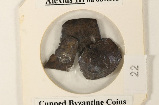 1195-1203 A.D. 3-ALEXIUS III CUPPED BYZANTINE