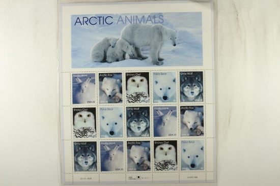 USPS MINT SHEET OF 15 X .33 CENT UNUSED ARCTIC