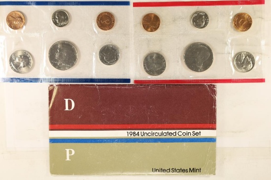 1984 US MINT SET (UNC) P/D (WITH ENVELOPE)