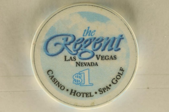 $1 THE REGENT HOTEL SPA & GOLF CASINO CHIP LAS