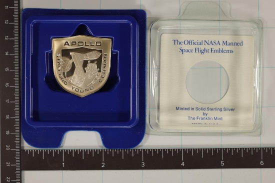 STERLING SILVER OFFICIAL NASA MANNED SPACE FLIGHT