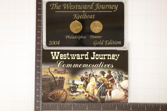 WESTWARD JOURNEY GOLD EDITION KEELBOAT NICKEL