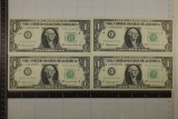 4-1963 US $1 FRN'S WITH CONSECUTIVE SERIAL