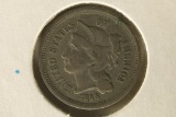1866 THREE CENT PIECE (NICKEL)