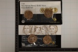 2010 FIRST SPOUSE BRONZE MEDAL SERIES: 4 BU MEDALS