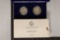 2 COIN SET OF 1999 SAN MARINO SILVER PROOF COINS