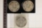 3-1953 GREAT BRITAIN 5 SHILLING UNC COINS: IN ARE
