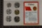 CHINA 6 COIN BRILLIANT UNC SET FROM THE LITTLETON