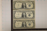 1957, 57-A & 1957-B US $1 STAR SILVER CERTIFICATES