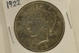 1922 PEACE SILVER DOLLAR (BU) WATCH FOR OUR NEXT