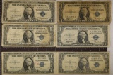 2-1935A, 1935-C, 1935-E,1935-F & 1935-G $1 SILVER