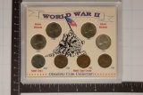 WWII OBSOLETE COIN COLLECTION FEATURES 1942, 43,