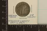 1919 SILVER STANDING LIBERTY QUARTER 2ND VARIETY