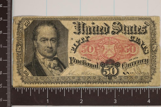 1875 US 50 CENT FRACTIONAL CURRENCY