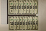 20 CRISP UNC 2003 $1 STAR NOTES (FRN'S) WITH