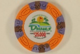 $25,000 DUNES CASINO CHIP 1993 LAS VEGAS, NEVADA
