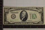 1934A US $10 FEDERAL RESERVE NOTE WATCH FOR OUR