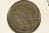 1869 THREE CENT PIECE (NICKEL)