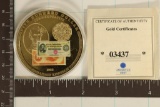 24KT GOLD LAYERED GOLD CERTIFICATE COLLECTION