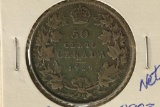 1929 CANADA SILVER 50 CENT .3 OZ. ASW