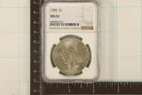 1922 PEACE SILVER DOLLAR NGC MS63