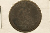 1837 SILVER SEATED LIBERTY DIME