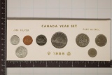 1968 CANADA YEAR SET WITH 2 SILVER COINS