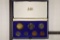 1967 SOUTH AFRICA 7 COIN UNC SET, 1 RAND TONED