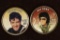 2-COLORIZED ELVIS PRESELY OVERLAYS ON BU JFK