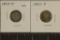 1892-O & 1893-S BARBER DIMES (BETTER DATE COINS)