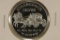1 TROY OZ .999 FINE SILVER PF ROUND STAGECOACH