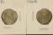 1944-D & 1945-D US/PHILIPPINES SILVER 20 CENTAVOS