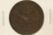 1822-R BRAZIL COPPER 20 REIS MARKED / INDENTED