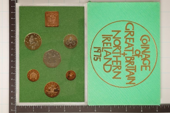 1975 GREAT BRITAIN AND NORTHERN IRELAND PROOF SET