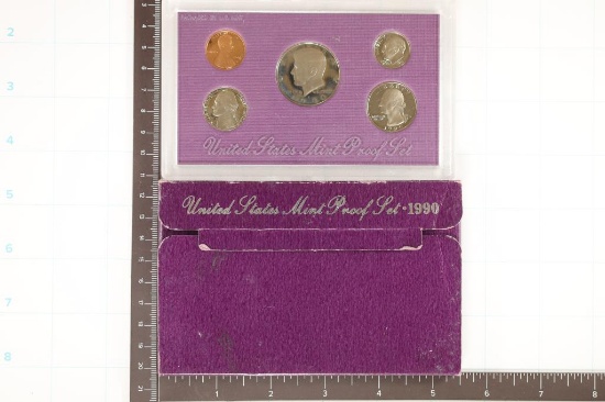 1990 US PROOF SET (WITH BOX)