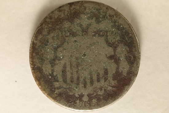 1869 SHIELD NICKEL