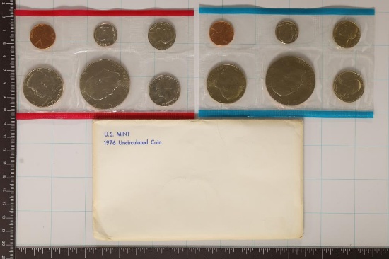1976 US MINT SET (UNC) P/D (WITH ENVELOPE)