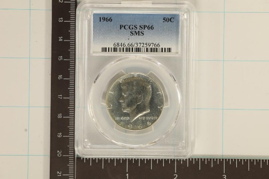 1966 40% SILVER JOHN F. KENNEDY HALF PCGS SP66
