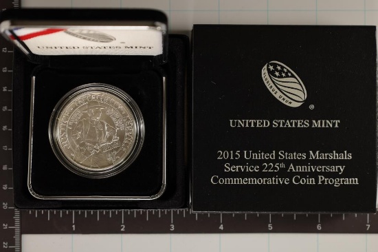 2015-P US UNC SILVER DOLLAR US MARSHALL SERVICE